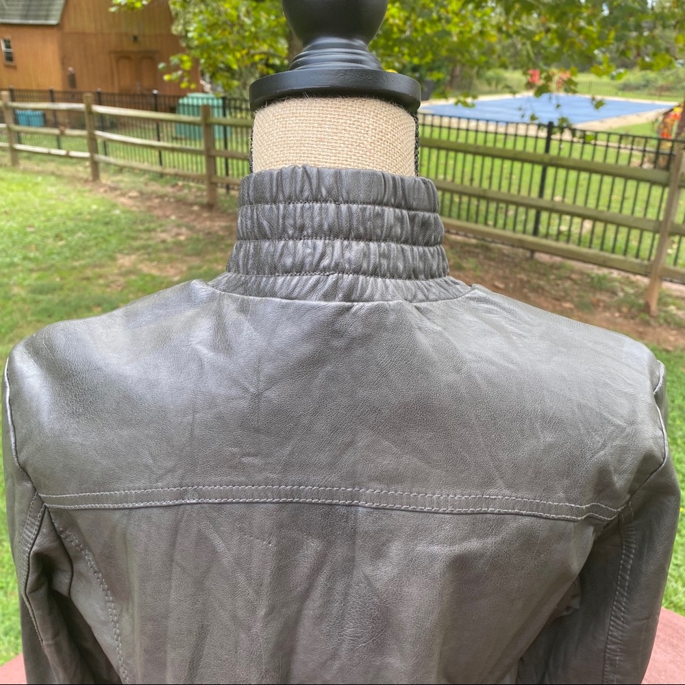 ❌SOLD❌ Aldo Vintage Moto Zip Jacket - Picture 9 of 16